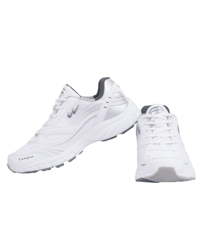 campus sports shoes white colour