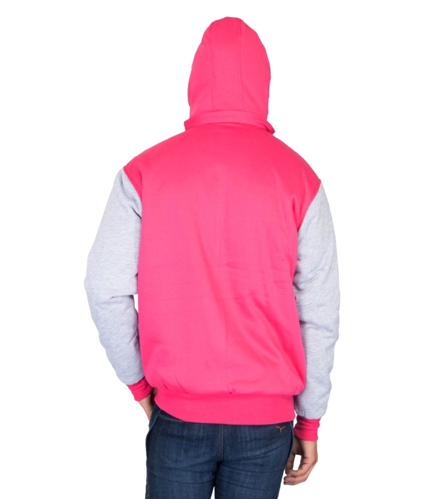 pink and grey windbreaker