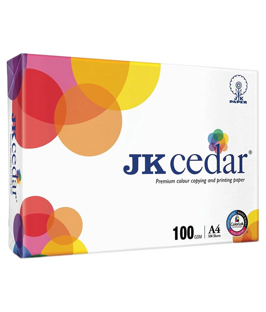 JK Cedar Copier A4 Printing Paper 100 GSM Buy Online at Best Price in