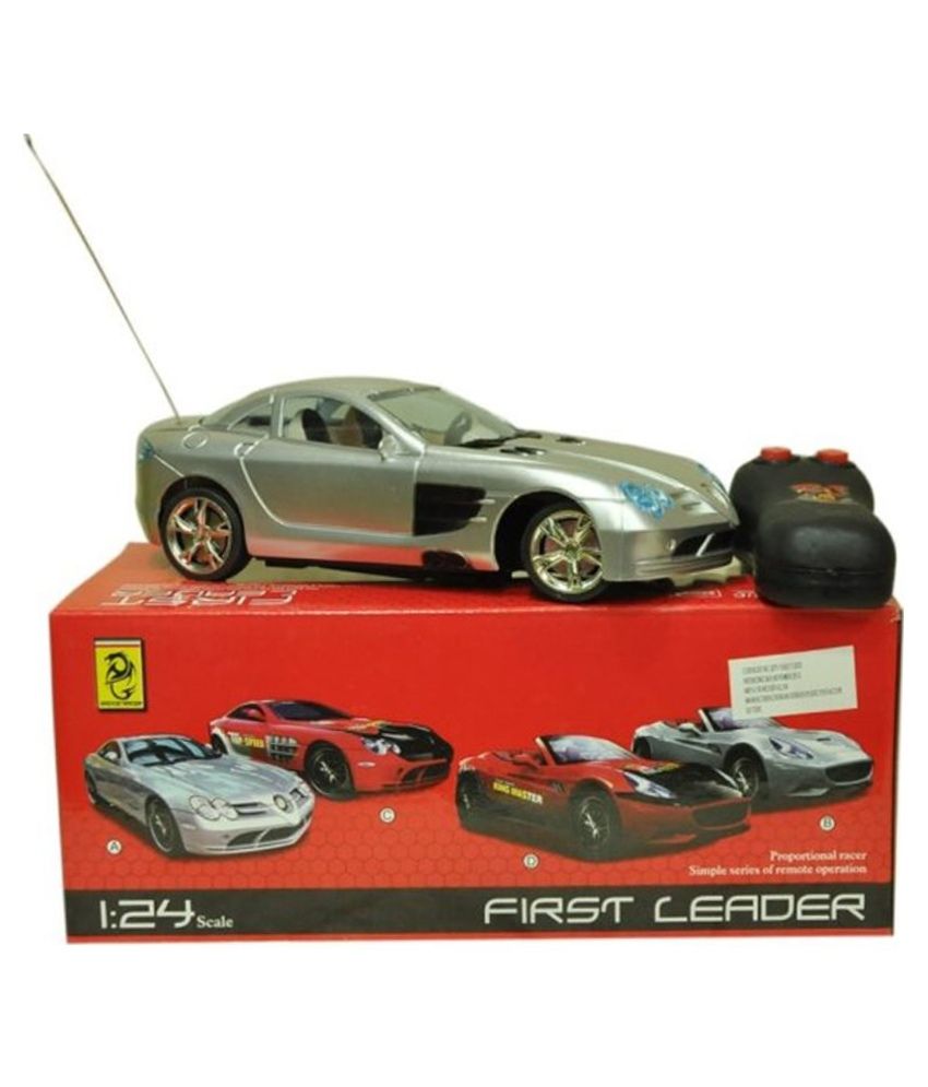 silver remote control car