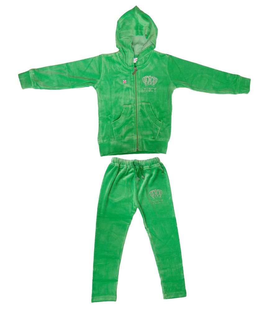 kids green tracksuit