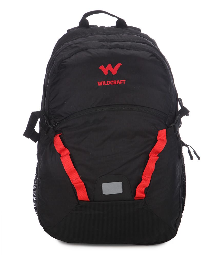 wildcraft laptop bag black