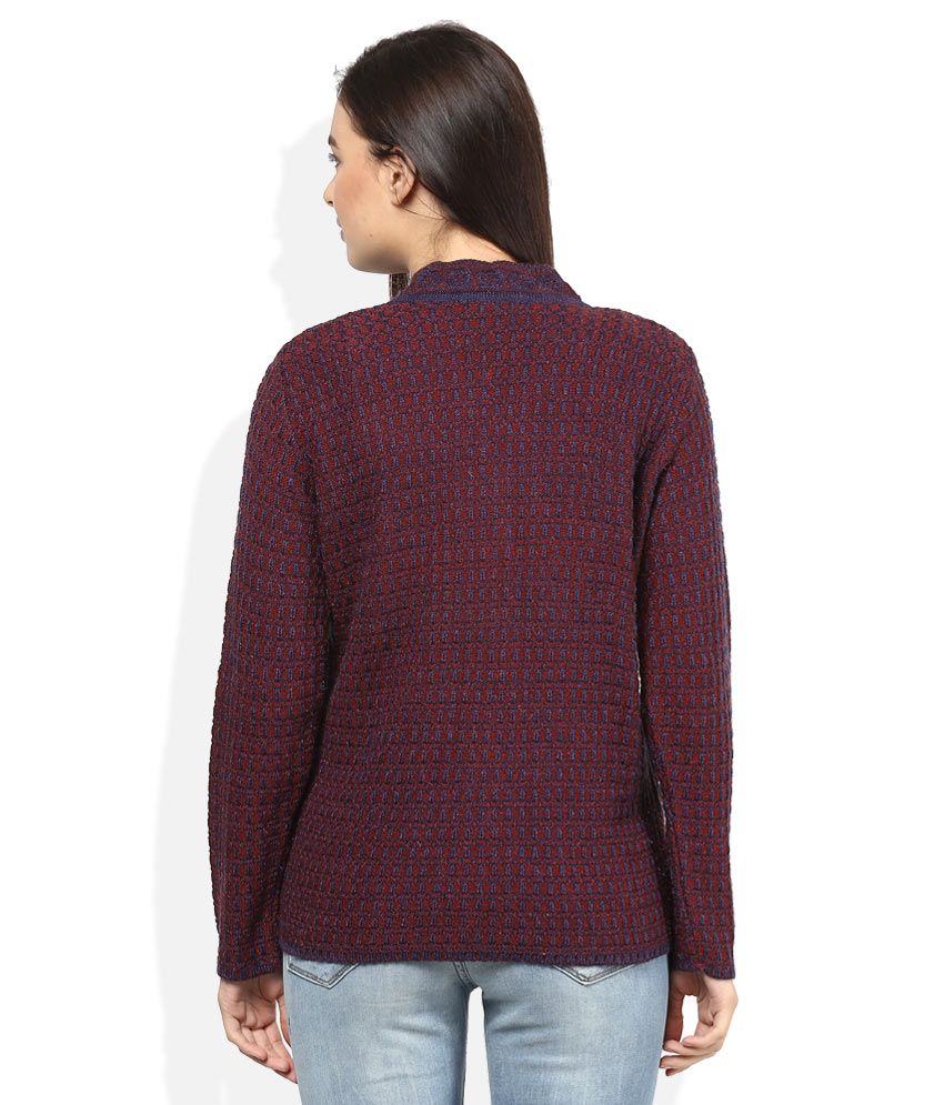 Buy Duke Red Wollen Blend Buttoned Cardigan Online at Best Prices in India - Snapdeal