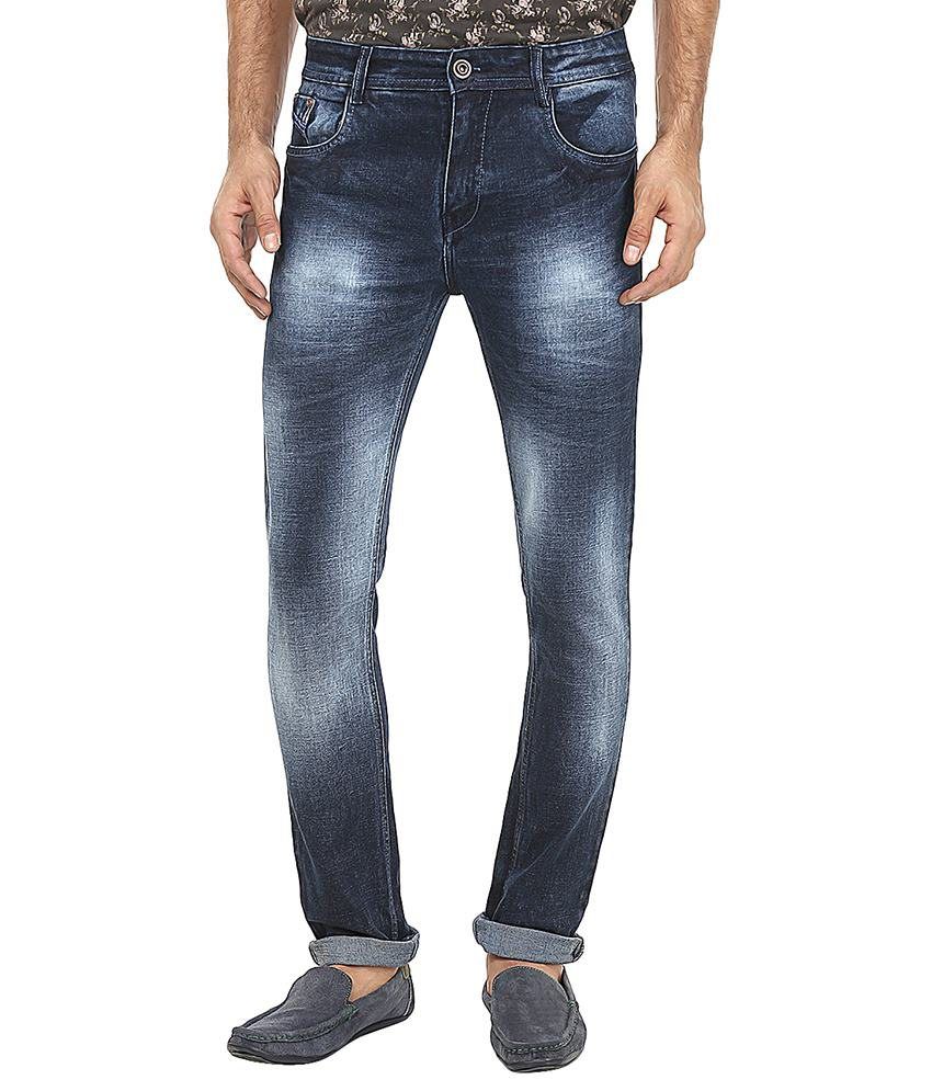 99 Degrees Blue Slim Fit Jeans Pack Of 3 - Buy 99 Degrees Blue Slim Fit ...