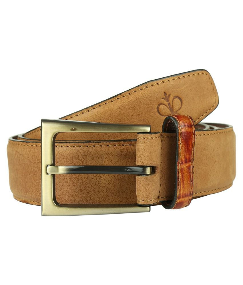 Raymond Brown Leather Belt for Men: Buy Online at Low Price in India ...