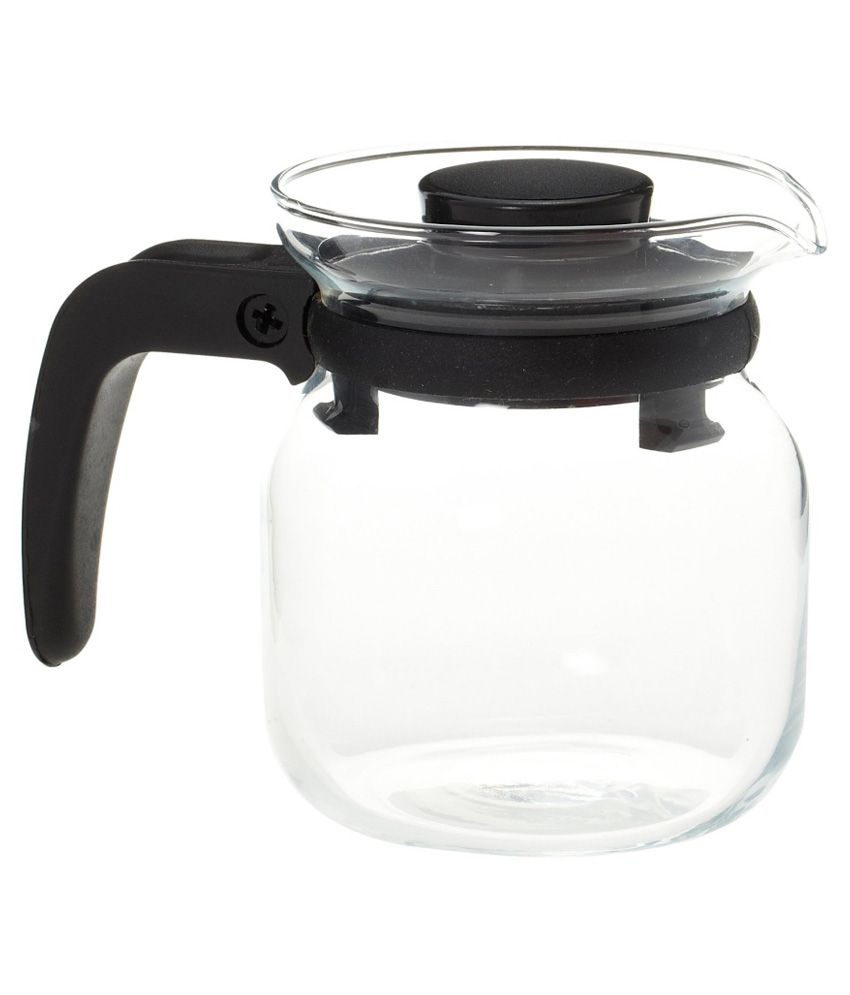 borosil glass carafe with strainer