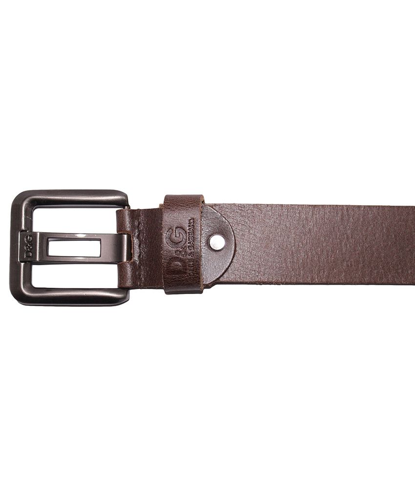Poesi snigmord Inficere D&G Brown Casual Belt For Men: Buy Online at Low Price in India - Snapdeal