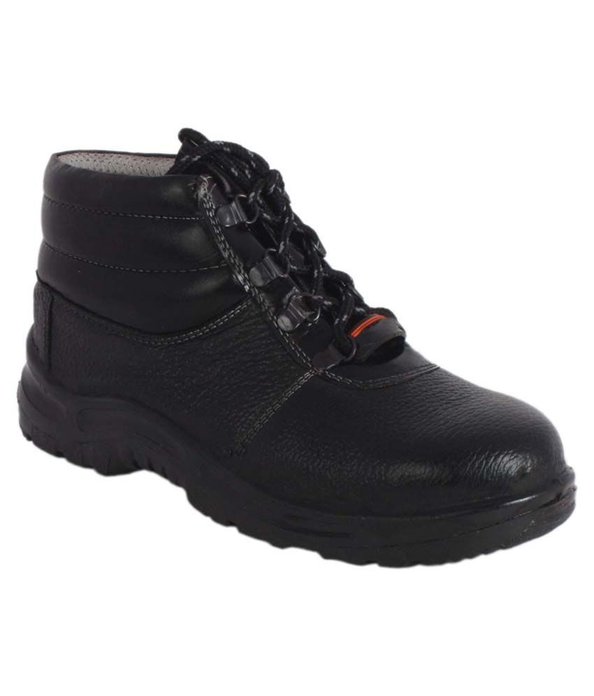 Buy Indus Black Safety Shoes Online at Low Price in India Snapdeal