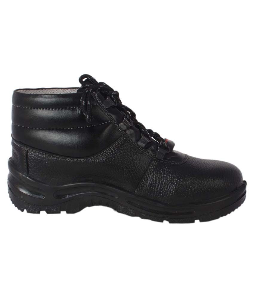 Buy Indus Black Safety Shoes Online at Low Price in India Snapdeal