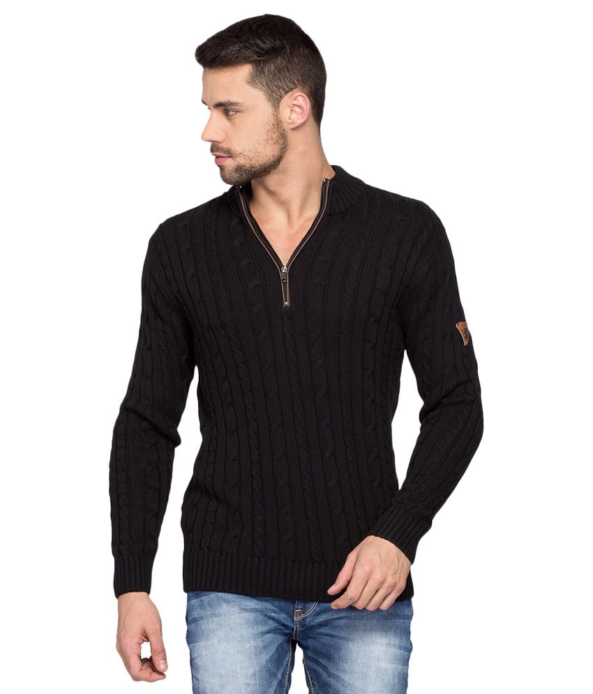 black full sleeve sweater