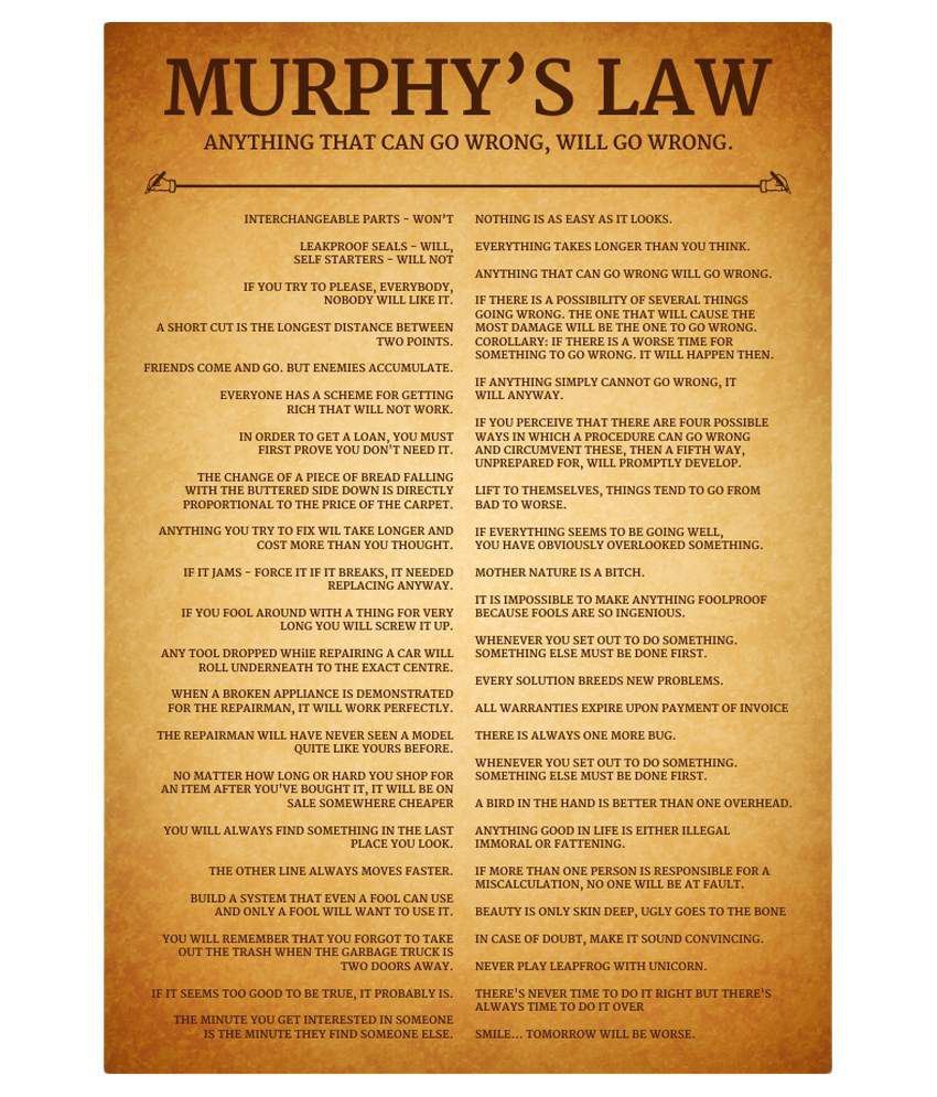murphy's law research paper