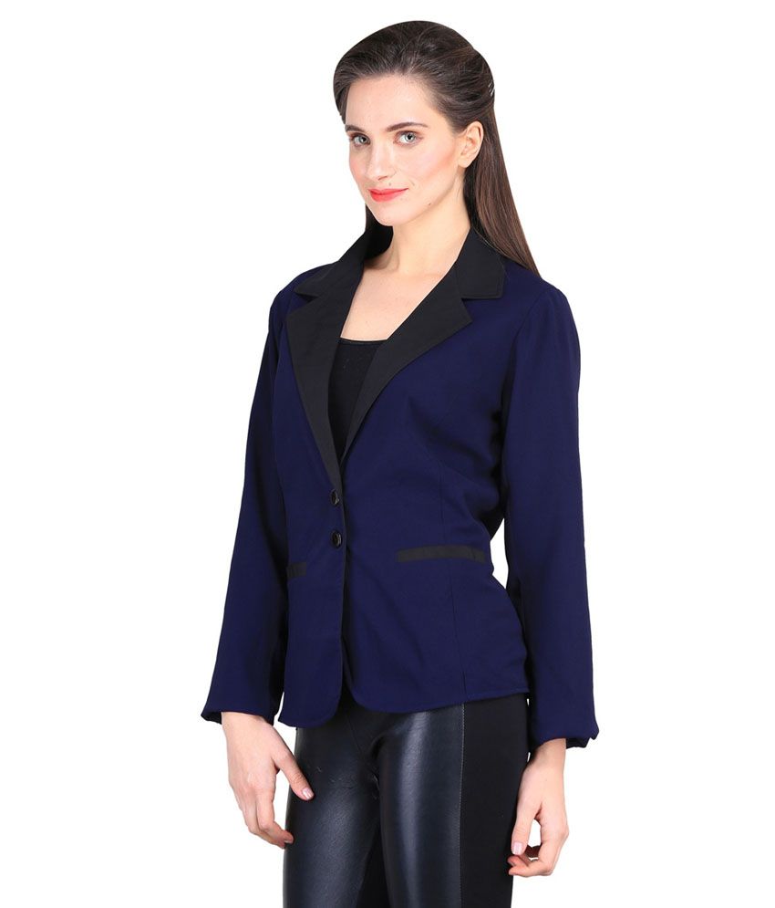 Buy Sierra Navy Polyester Blend Blazers Online at Best Prices in India ...