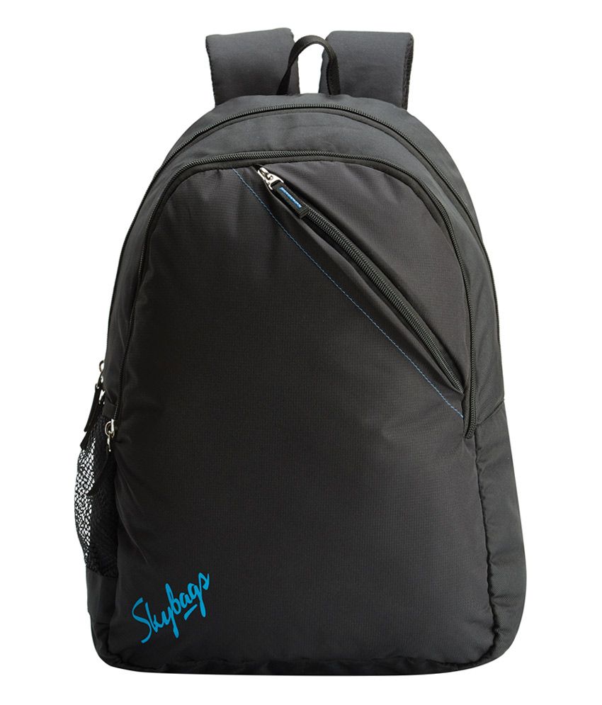 Skybags Brat Black Blue Backpack - Buy Skybags Brat Black Blue Backpack ...