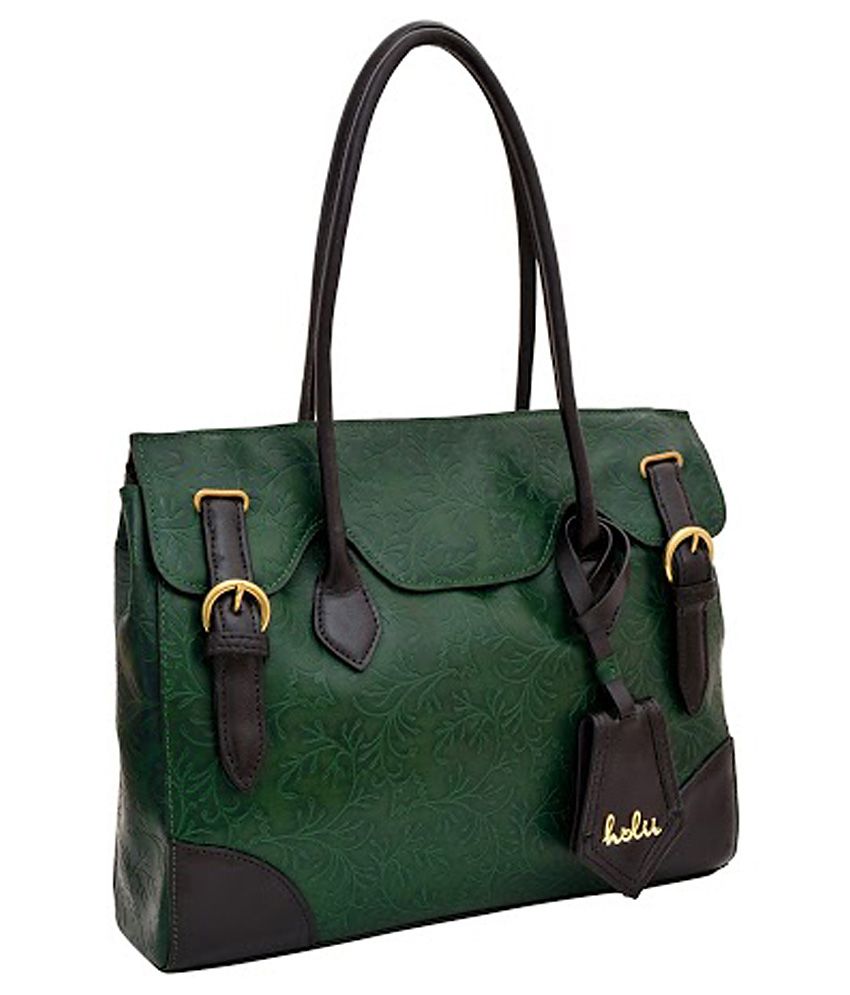 Holii Green Leather Shoulder Bag Buy Holii Green Leather Shoulder Bag