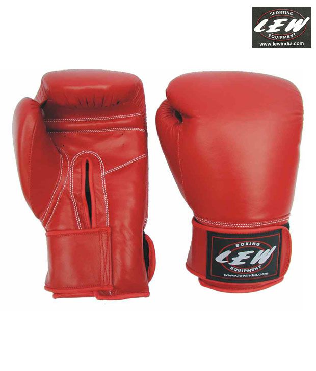 Lew Synthetic Leather Boxing Gloves