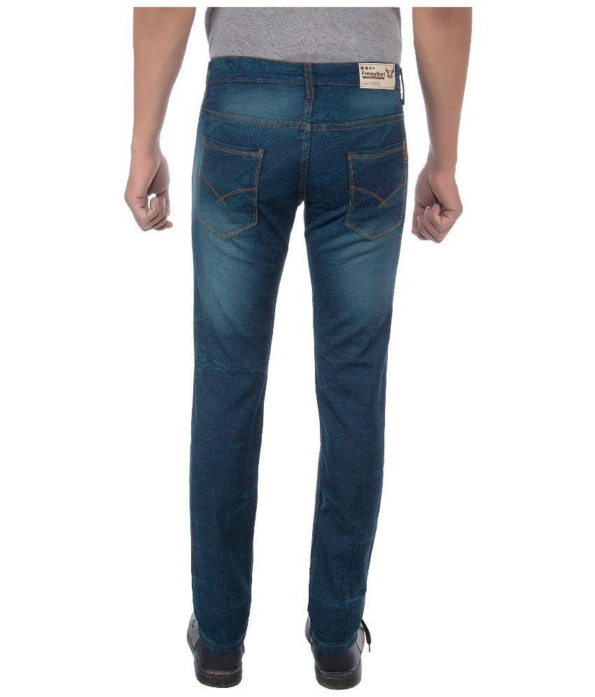 Frenzy Blue Slim Fit Jeans - Buy Frenzy Blue Slim Fit Jeans Online at ...