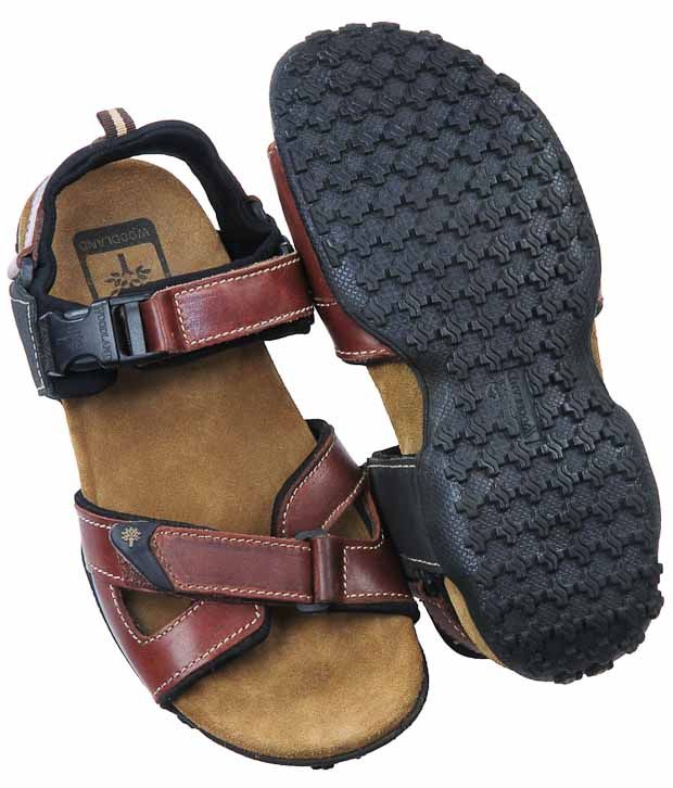 Woodland Brown Floater Sandals - Buy Woodland Brown Floater Sandals Online at Best Prices in 