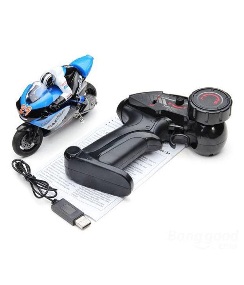 AdraxX Blue Remote Control Toy Bike Buy AdraxX Blue Remote Control Toy Bike Online at Low