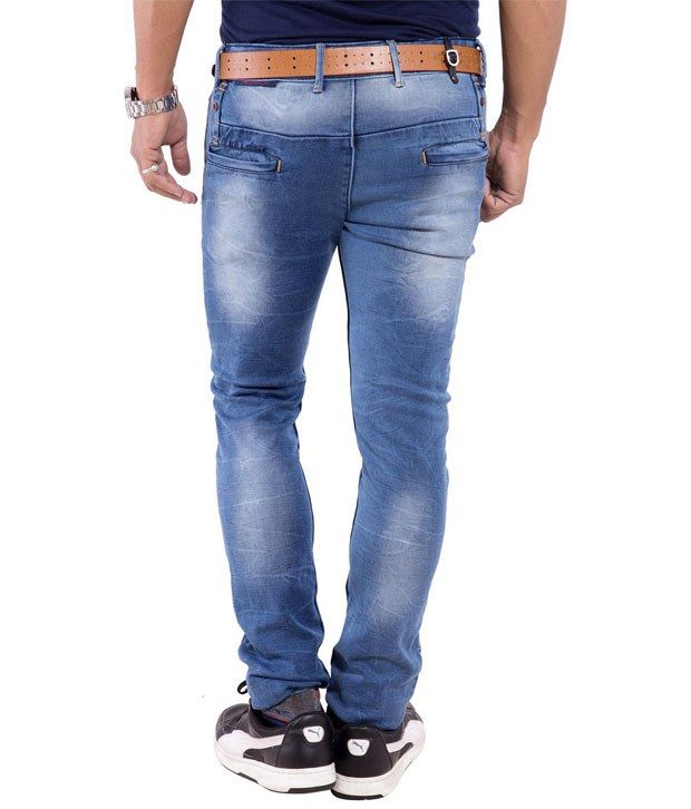 Urban Faith Blue Regular Fit Jeans Buy Urban Faith Blue Regular Fit Jeans Online at Best