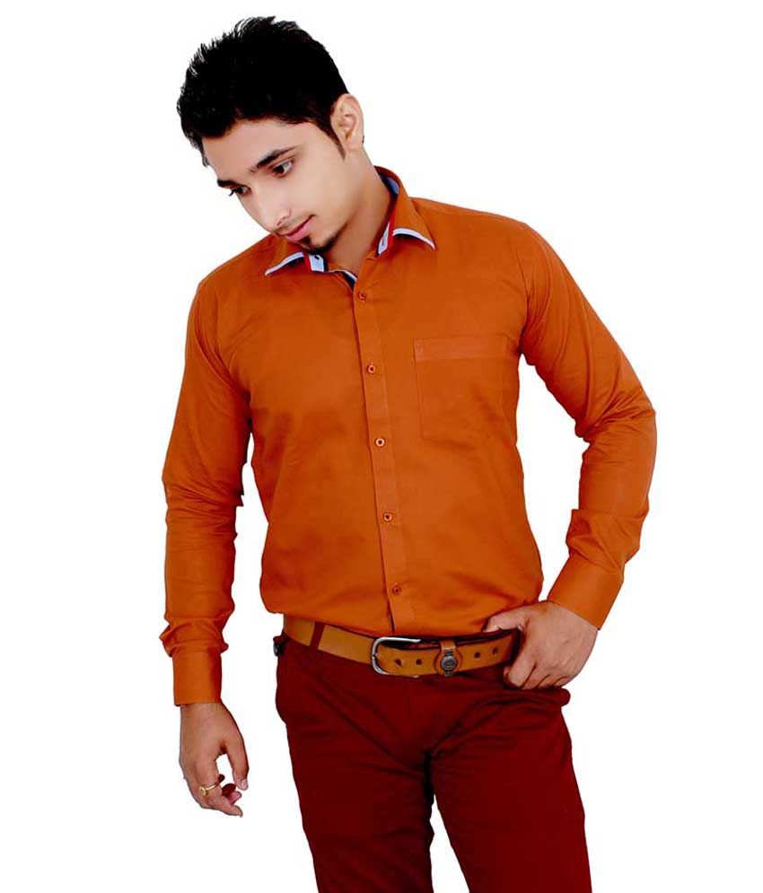 orange shirt formal