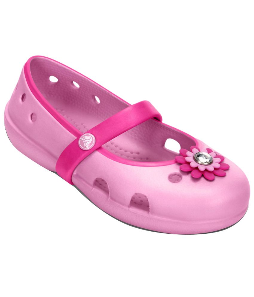 pink ballerina crocs