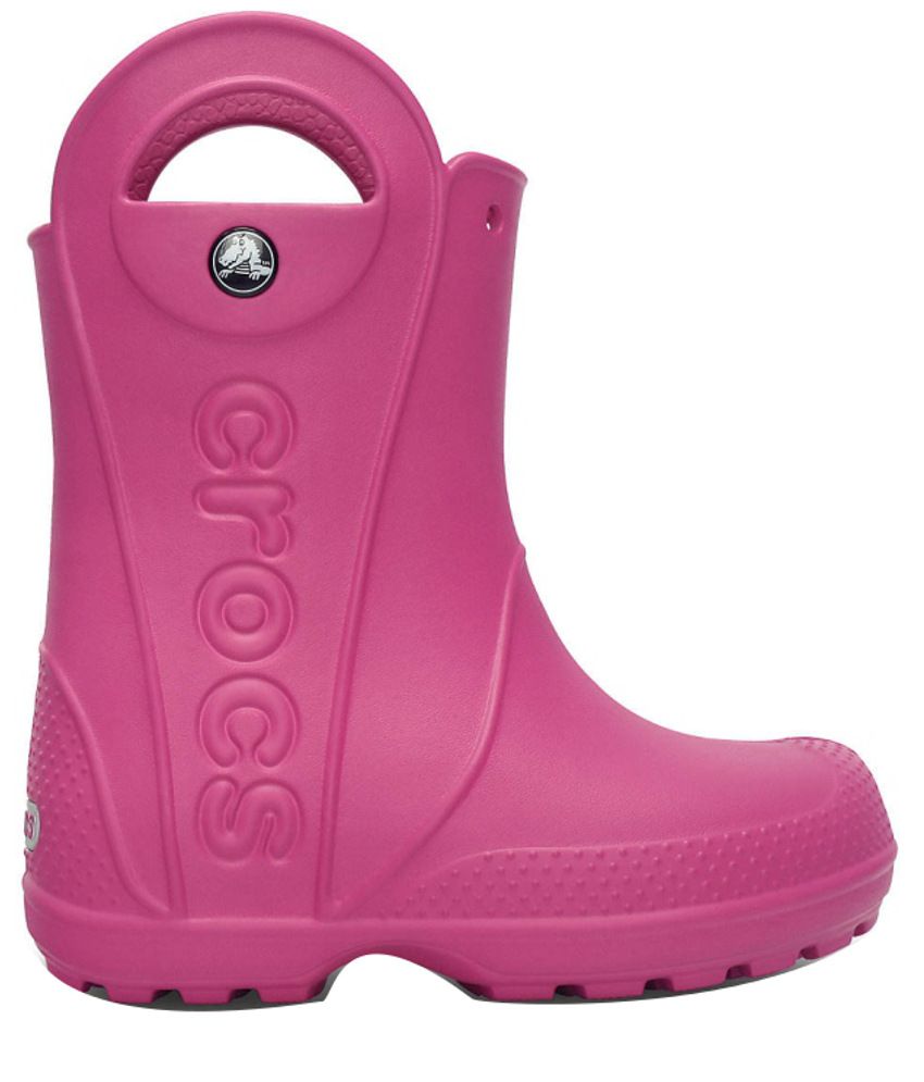 Crocs Roomy Fit Pink Boots For Kids Price in India- Buy Crocs Roomy Fit ...