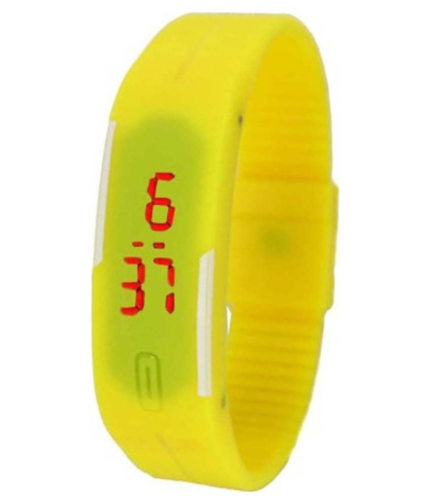pappi boss led band watch