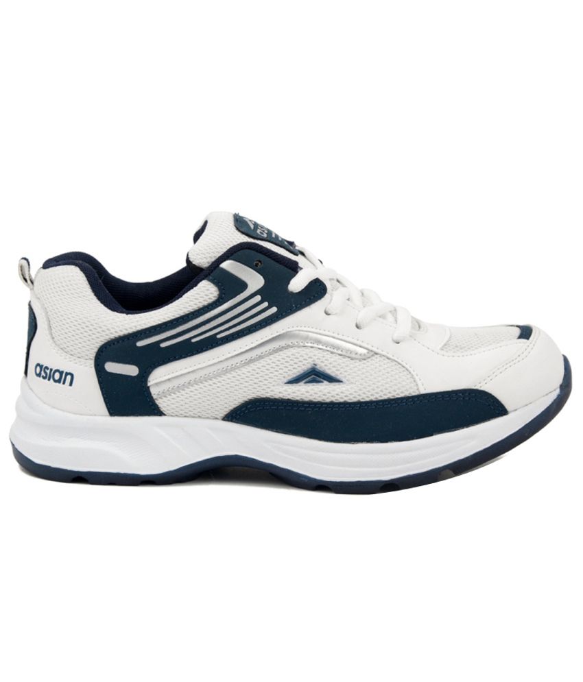 Buy ASIAN White Men's Sports Running Shoes Online at Best Price in