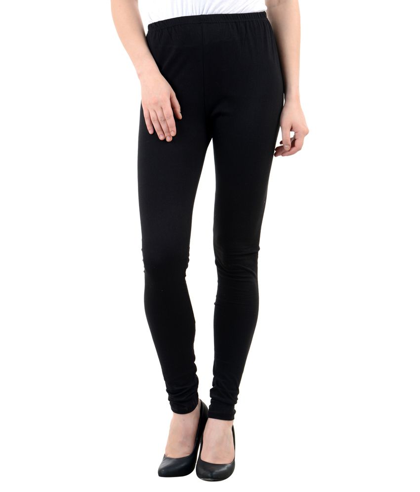 By-maaa Black Cotton Leggings Price in India - Buy By-maaa Black Cotton ...