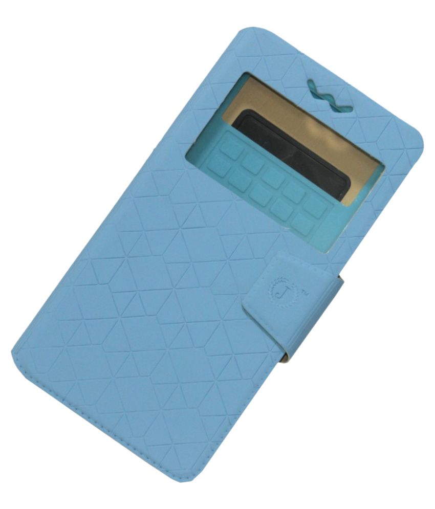 Jo Jo Flip Cover For Gionee Dream D1 Blue Flip Covers Online at Low