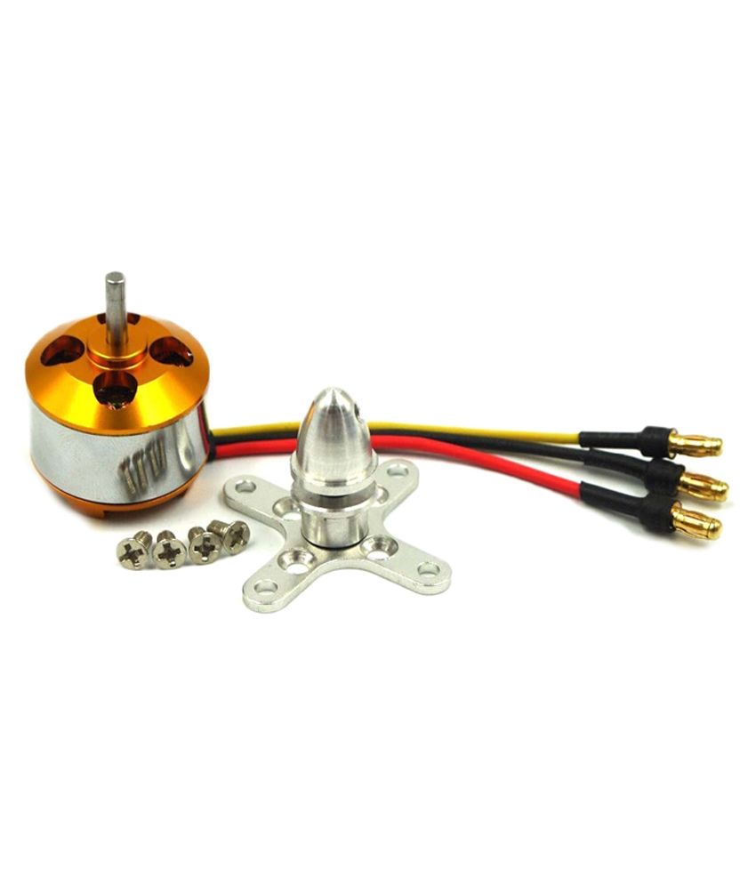 A2212 10T 1400KV Brushless Motor RC Quad Helis With Soldered Bullet ...