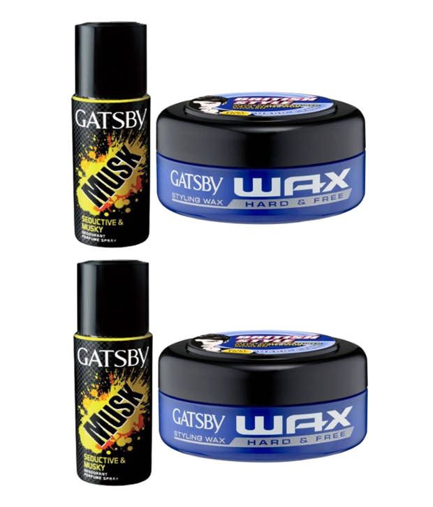  Gatsby  Styling Wax  Power and Spikes Musk Deodorant Spray 