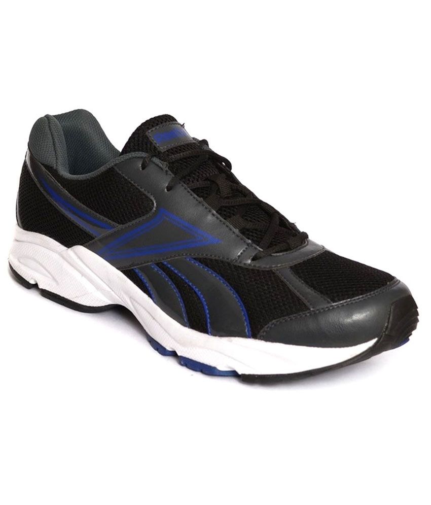 Reebok Record Runner Black Sports Shoes - Buy Reebok Record Runner ...