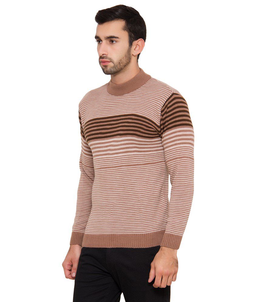 Urban Nomad Brown Acrylic Sweater - Buy Urban Nomad Brown Acrylic ...