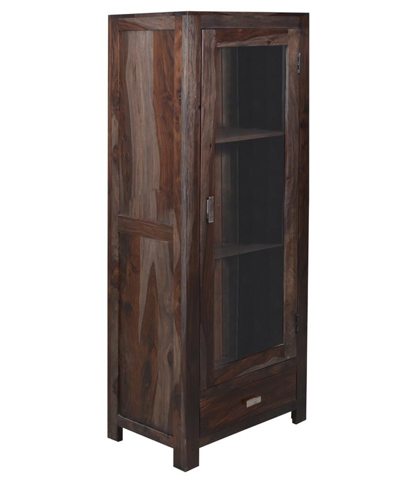 Shekhawati Solid Wood Single Door Wardrobe Buy Online At Best