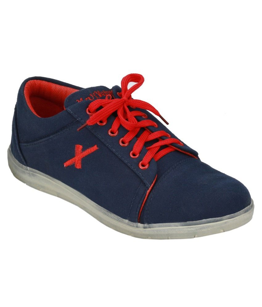 red white blue canvas shoes