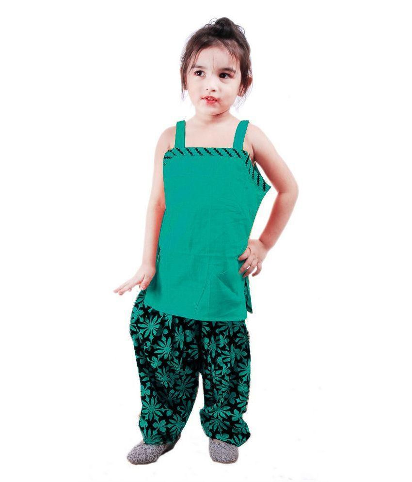 Rtd Traditional Punjabi Patiala Salwar Suit For Girls Buy Rtd 