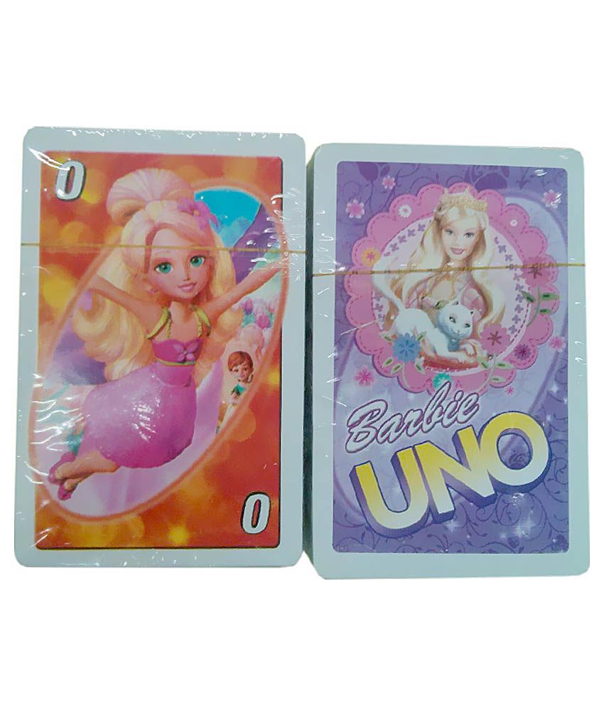 uno cards barbie