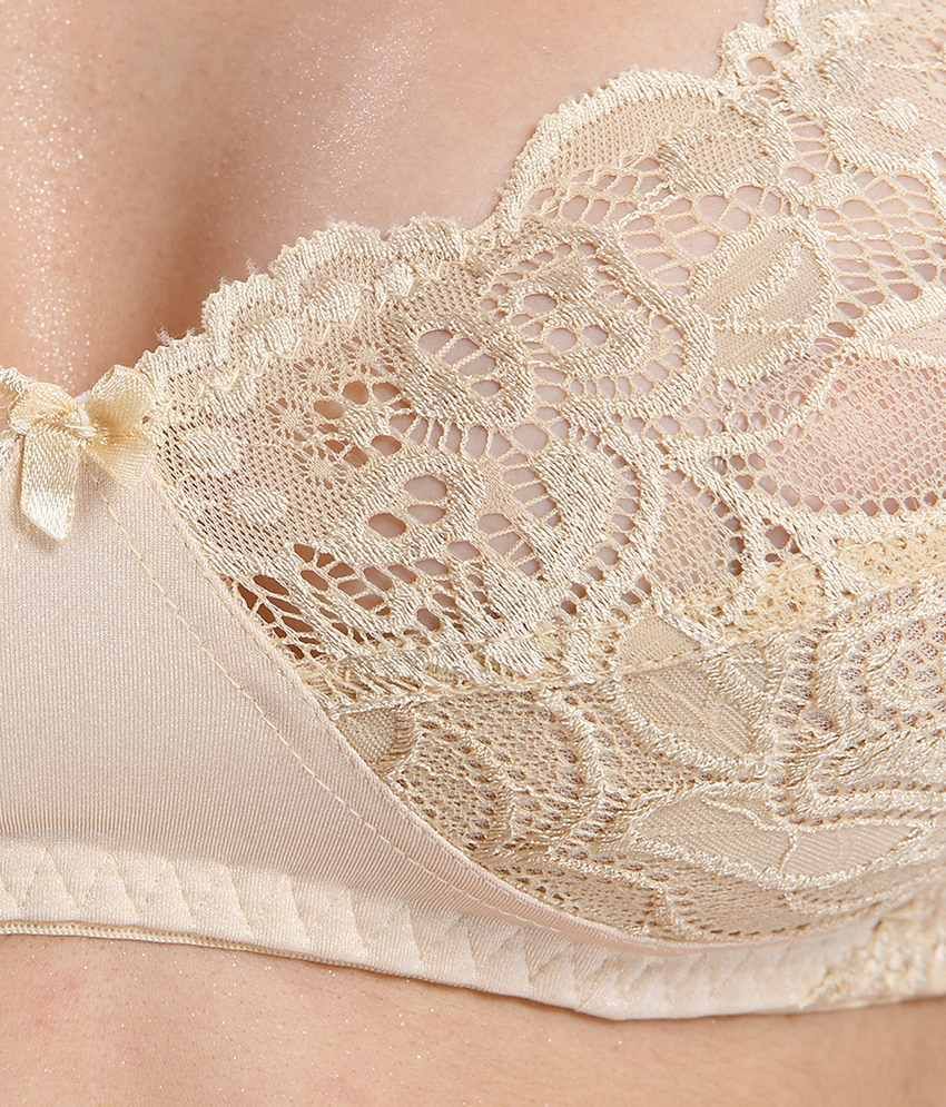 Buy Bodyline Beige Polyamide Spandex And Lace Bra And Panty Sets Online At Best Prices In India 6586