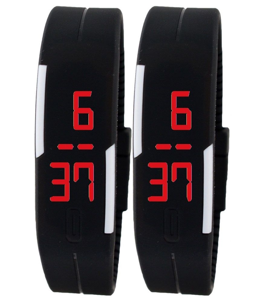 pappi boss led band watch
