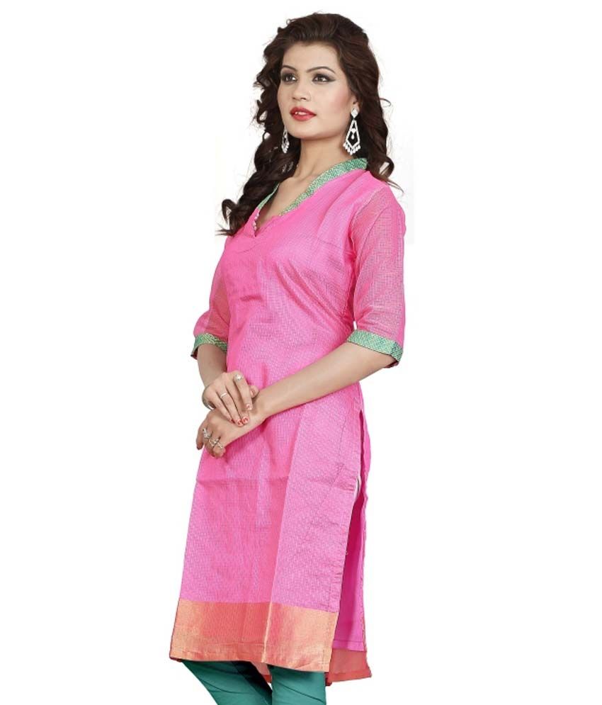 pink kurti matching pant