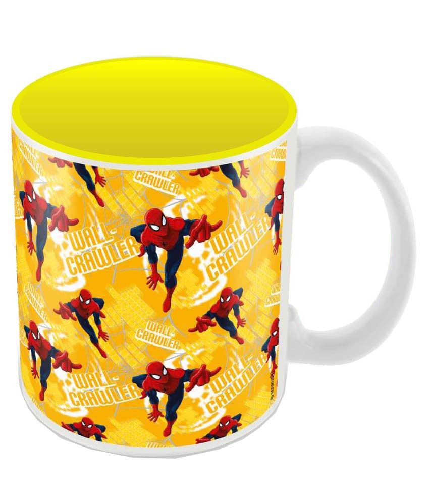 Marvel Spider Man Ceramic Mug - 350 Ml: Buy Online at Best Price in ...