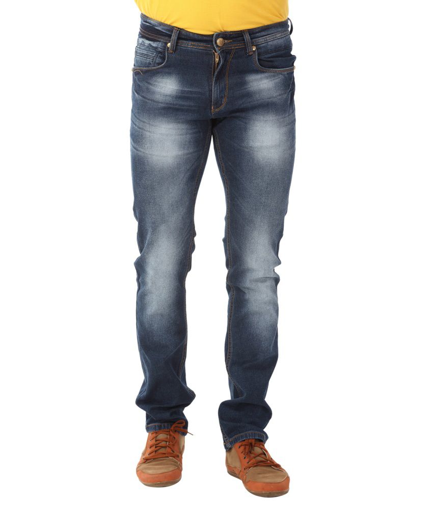 Yoo Blue Regular Fit Jeans - Buy Yoo Blue Regular Fit Jeans Online at ...