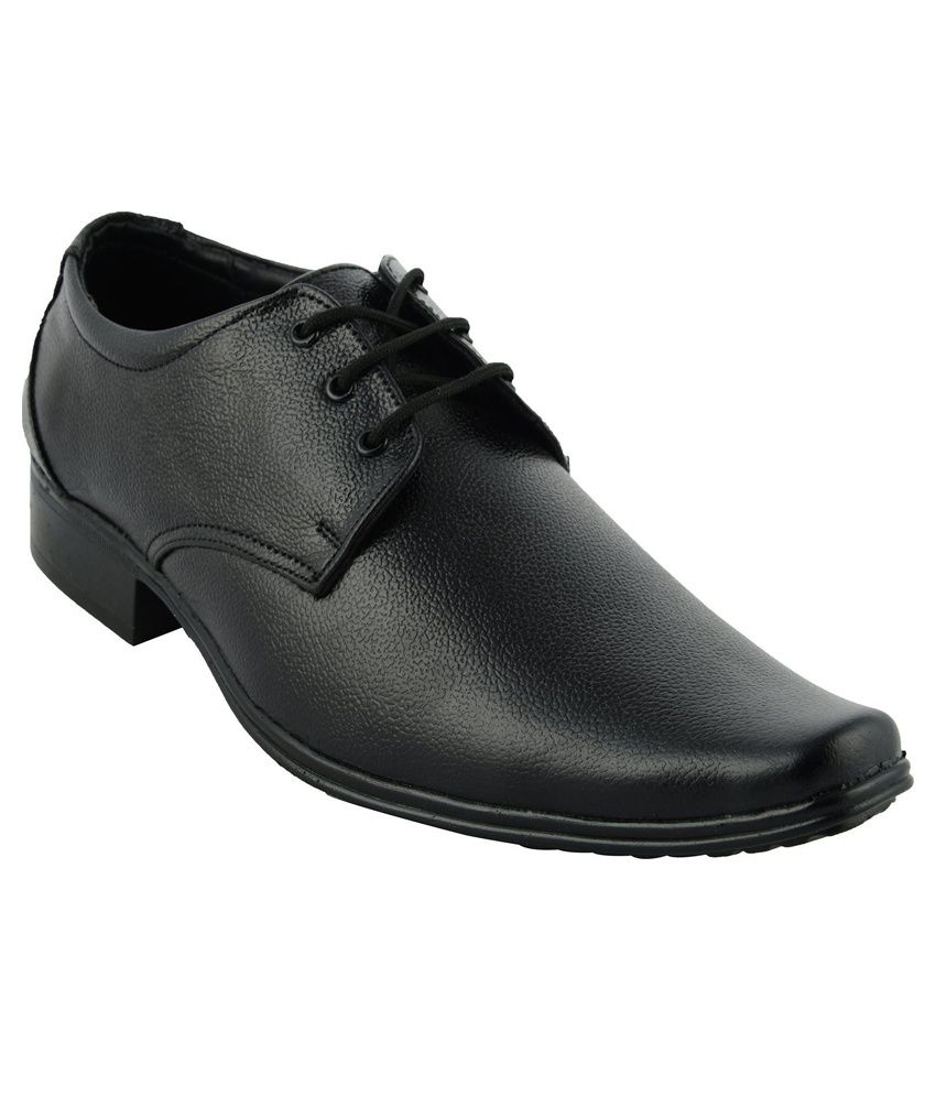 Da-Dhichi Black Formal Shoes Price in India- Buy Da-Dhichi Black Formal ...