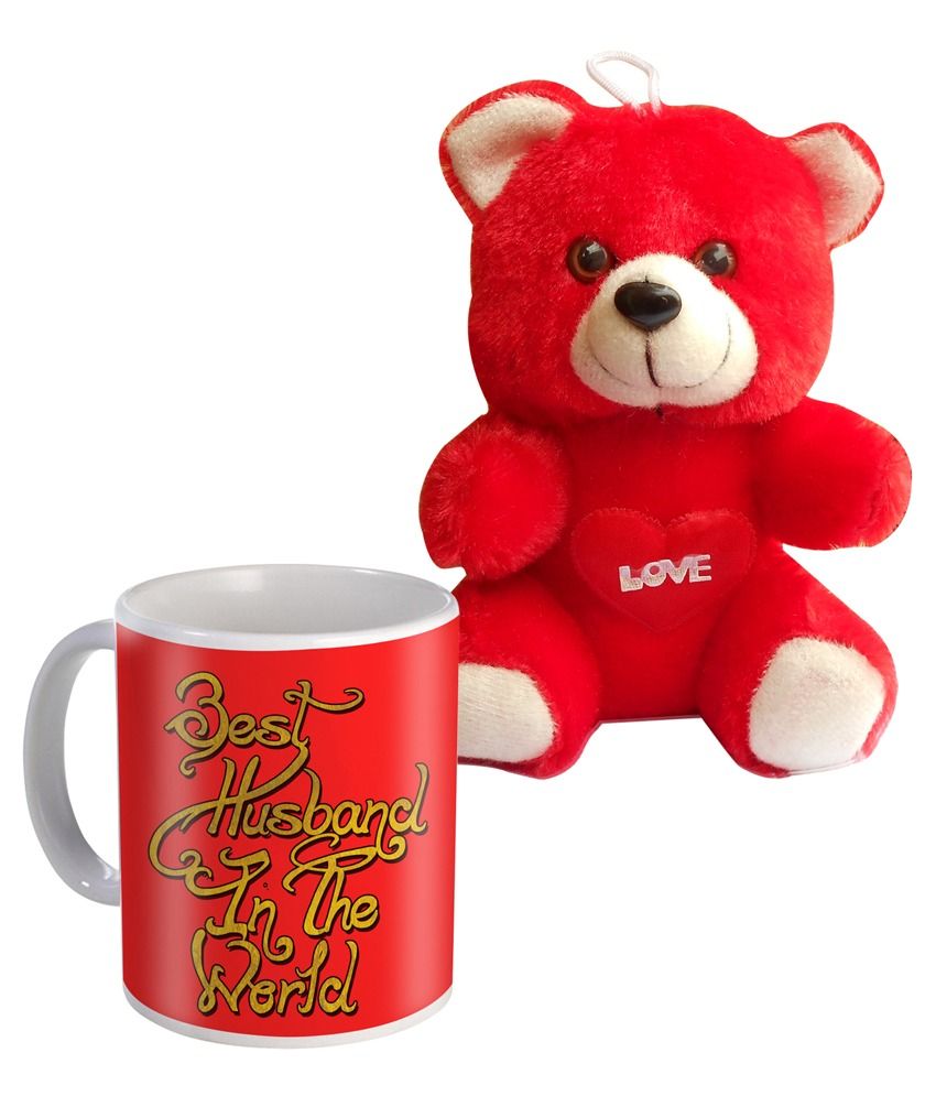 Sky Trends Best Husband In The World Mug And Teddy Valentine S Day Gifts Set Buy Sky Trends Best Husband In The World Mug And Teddy Valentine S Day Gifts Set At Best Price