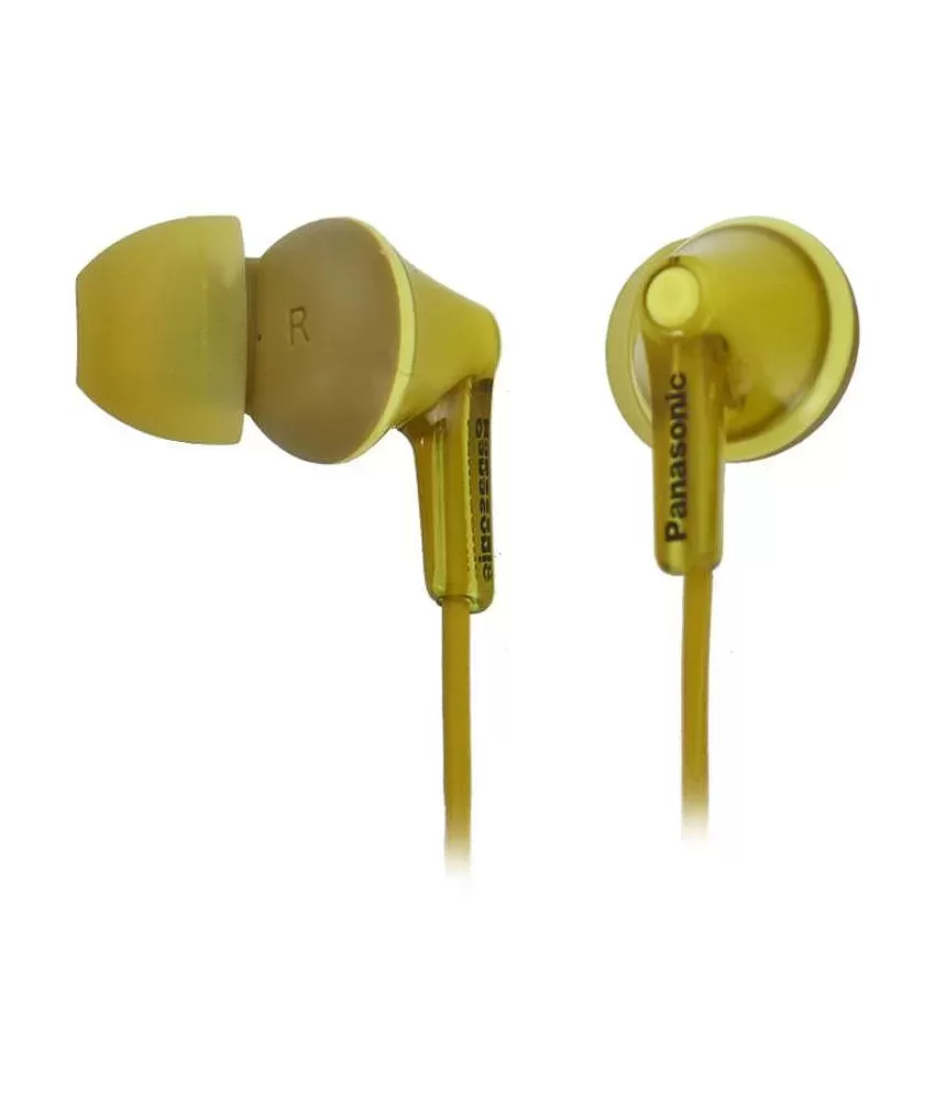 Buy Panasonic RP-HJE125-Y In Ear Wired Earphones Without Mic Gold Online at  Best Price in India - Snapdeal