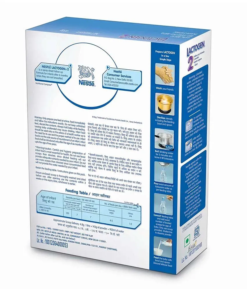 Nestle Lactogen 2 Follow Up Formula after 6 months 400g Buy