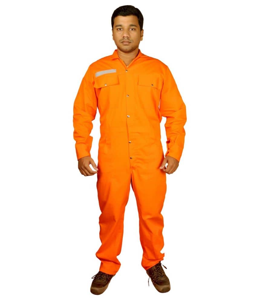Sleeves Cotton Boiler Suit 
