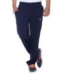 Vimal Jonney Navy Blue Cotton Blend Trackpant