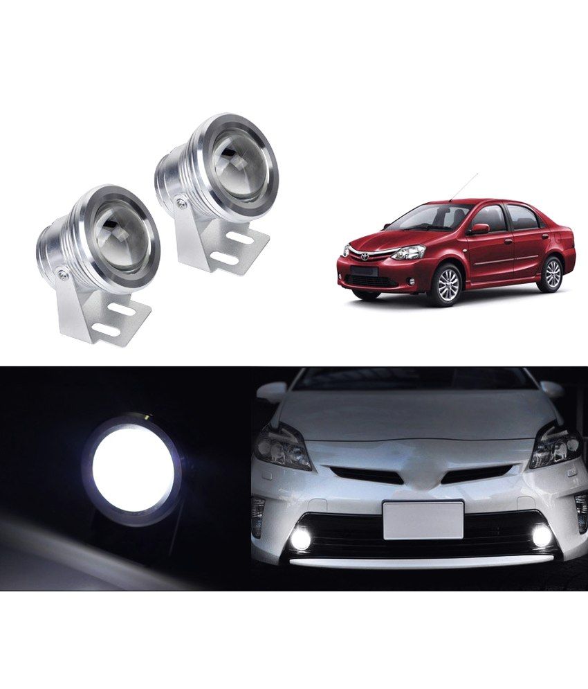 Speedwav Projector LED Fog Lights WHITE SET OF 2Toyota Etios Buy